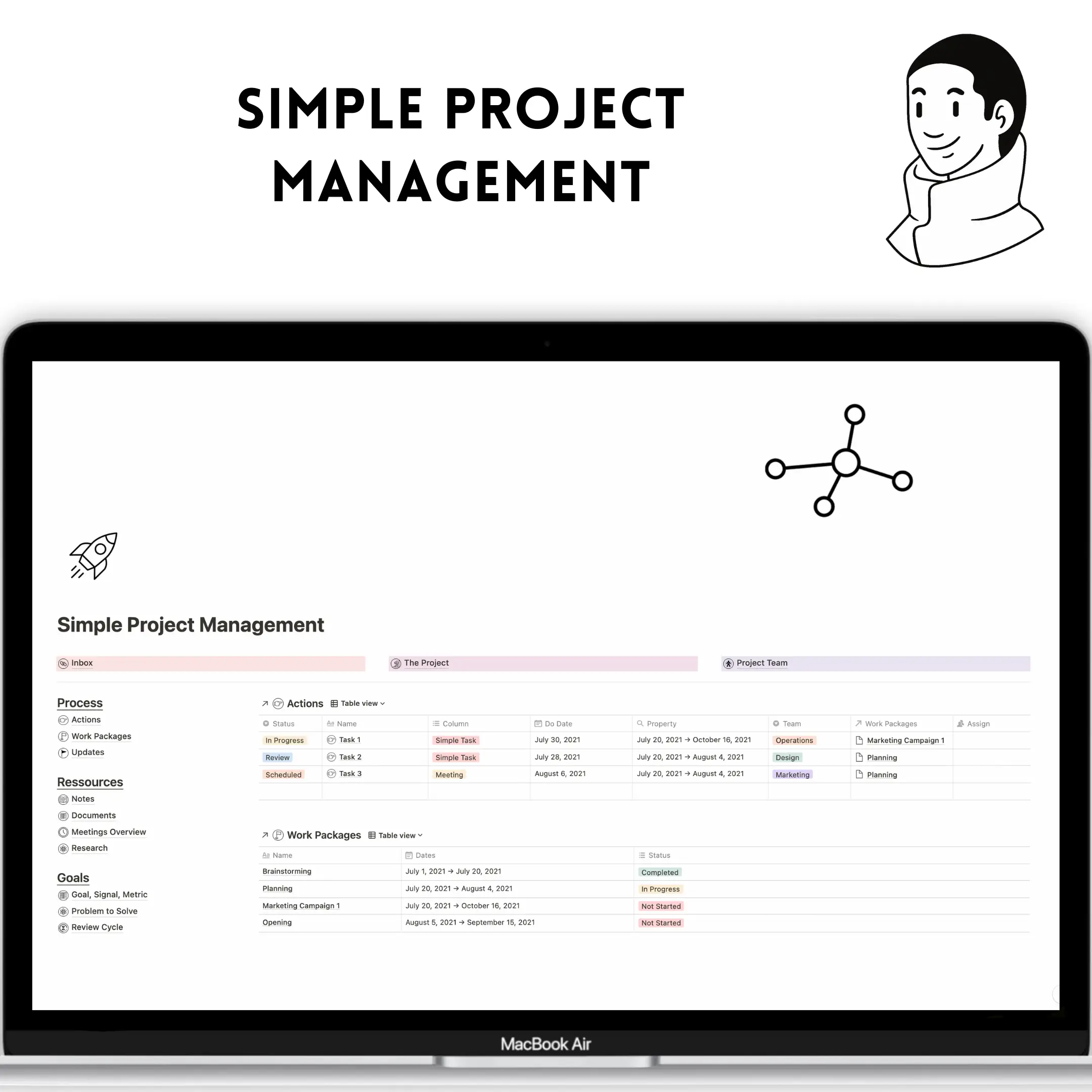 Simple Project Manager for Notion